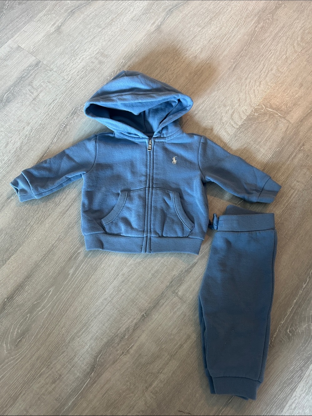 Polo by Ralph Lauren Blue Hoodie & Joggers Set
